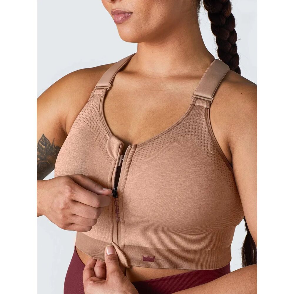SHEFIT Low Impact Sports Bra - Tan Luxe